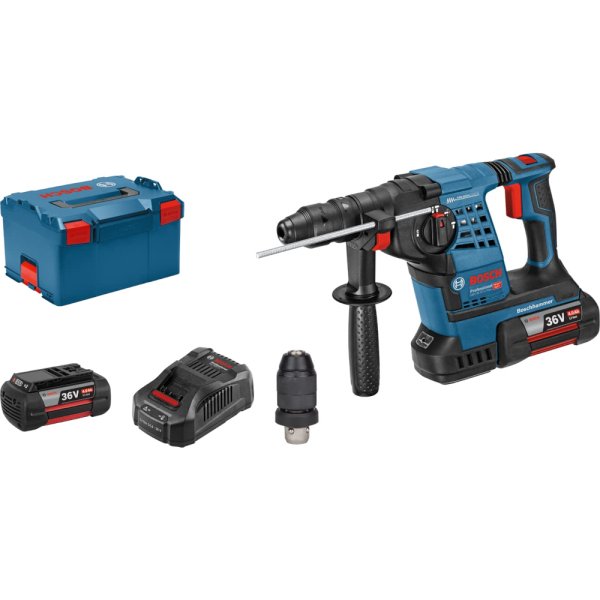Перфоратор BOSCH  GBH 36 VF Li Plus L-Boxx     0.611.907.002
