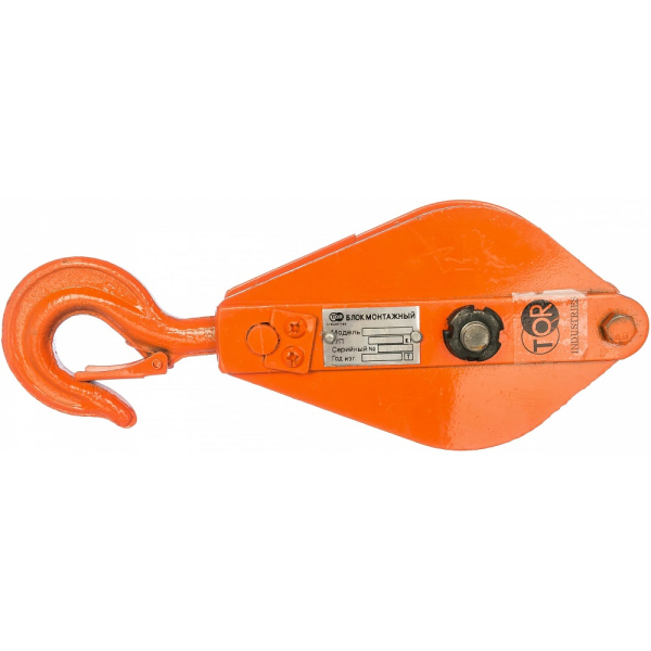 Блок монтажный с крюком TOR HQG(L) K1-0,5 т   11505