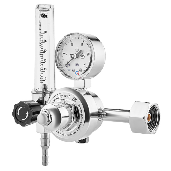 Регулятор расхода газа Сварог универсальный У-30/АР-40-Р (ArR-198) с поверкой   00000100544