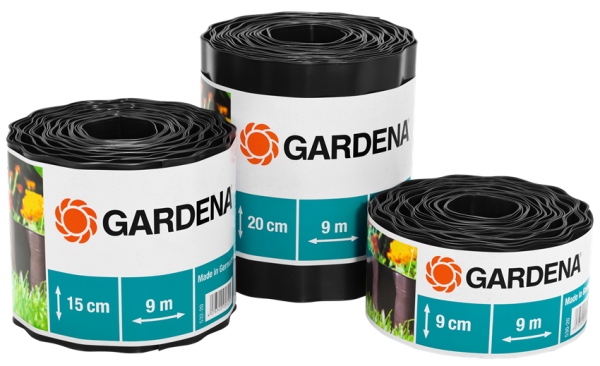 Бордюр Gardena черный 9 см     00530-20.000.00