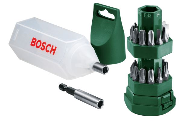 Набор бит BOSCH PROMOLINE из 24 штук + держатель   2.607.019.503