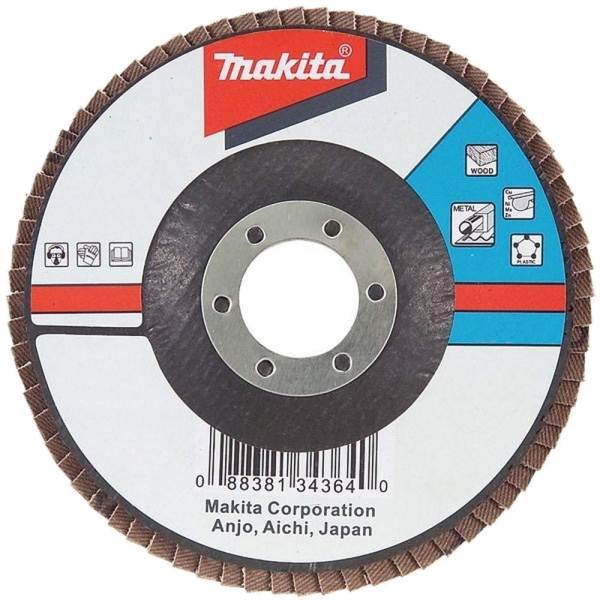 Диск лепестковый Makita 180x22мм К40 для неровной поверхности   D-27137