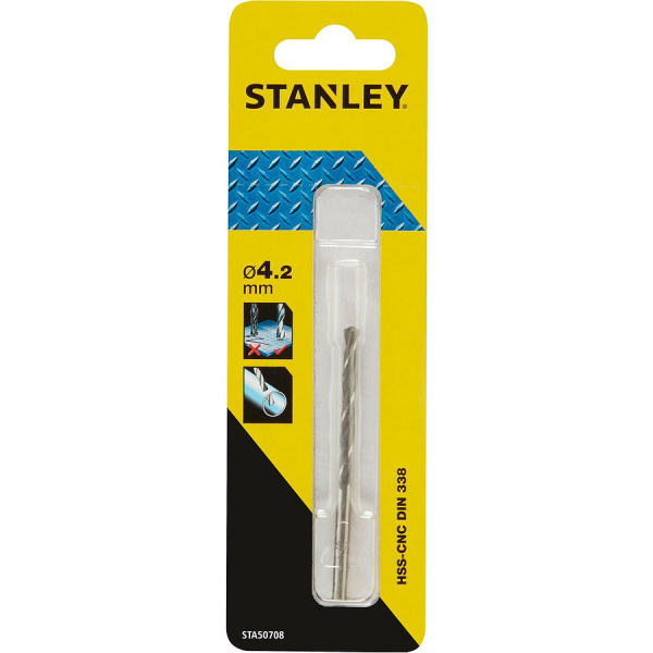Сверло STANLEY по металлу HSS-G CROWN  4,2*75   STA50708