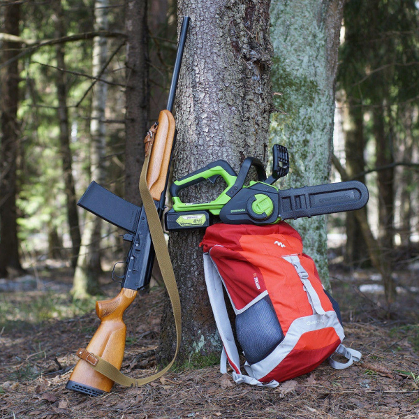 Пила цепная аккумуляторная GREENWORKS 24 V с акб и з/у   2007707UA