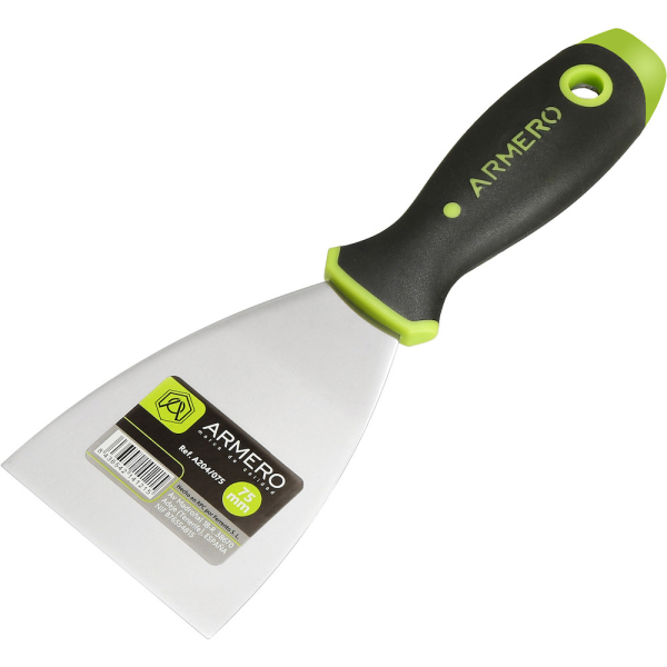 Шпатель ARMERO малярный 75 мм нерж. сталь, жесткий   A204/075