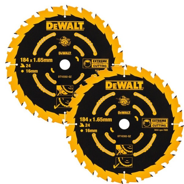 Диск п/п DEWALT DT 10397   165*20 24-2 шт, 40-1шт
