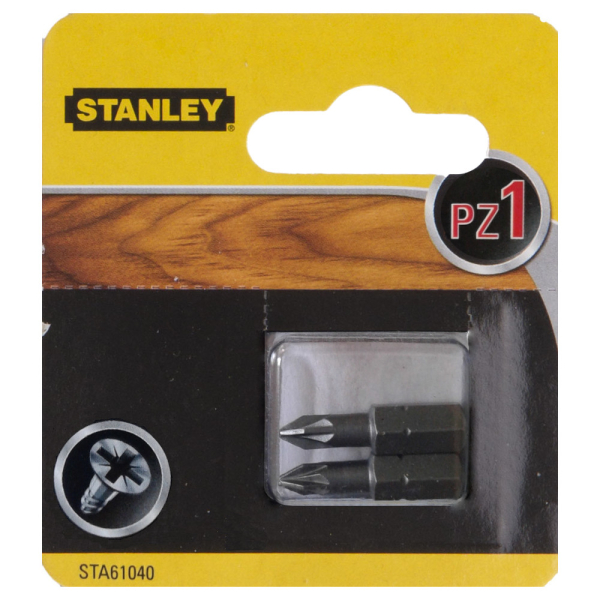 Набор бит STANLEY PZ 1*25мм из 2 штук  STA61040