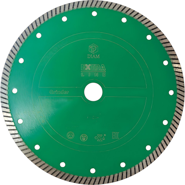 Диск алмазный DIAM GRINDER 230*2.5*10*22.2*М14 с фланцем   000461