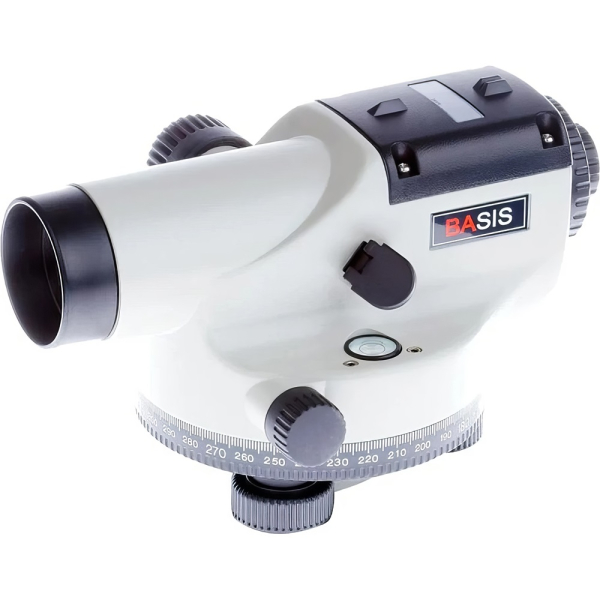 Оптический нивелир ADA Basis с поверкой + Рейка нивелирная STAFF 3 + Штатив алюминиевый Light S