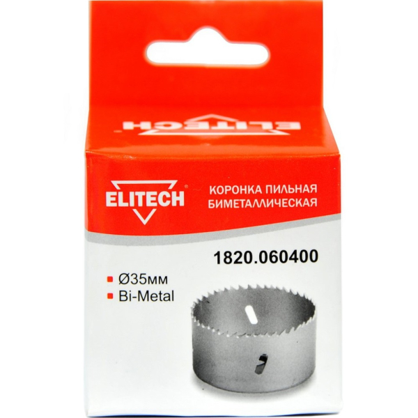 Цифенбор биметаллический ELITECH 35 мм   1820.060400
