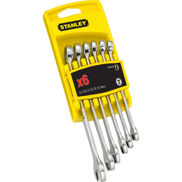 Набор STANLEY из 6-ти удлиненных комбинированных гаечных ключей     4-94-646