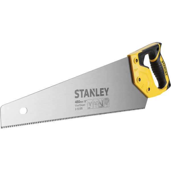 Ножовка STANLEY JEТ- CUT по дереву с мелким закаленным зубом 11х450мм     2-15-595