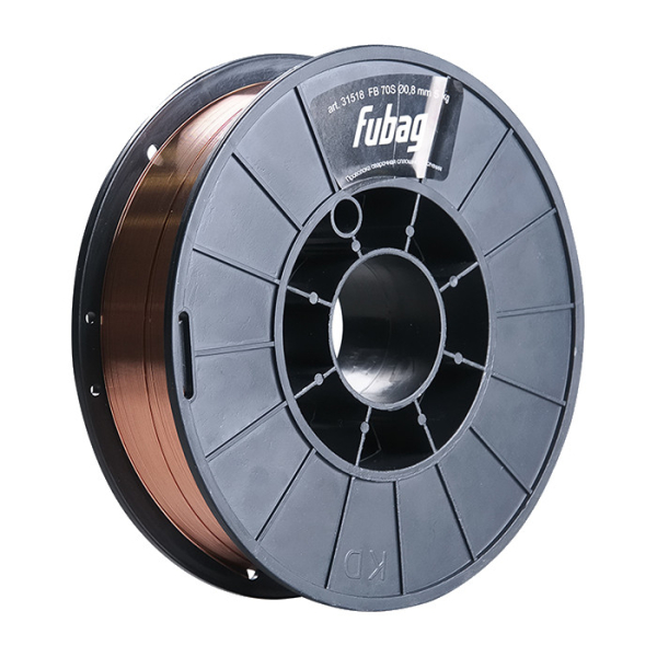 Проволока Fubag FB 70S  0.8 мм катушка 200мм (5 кг)   31 518