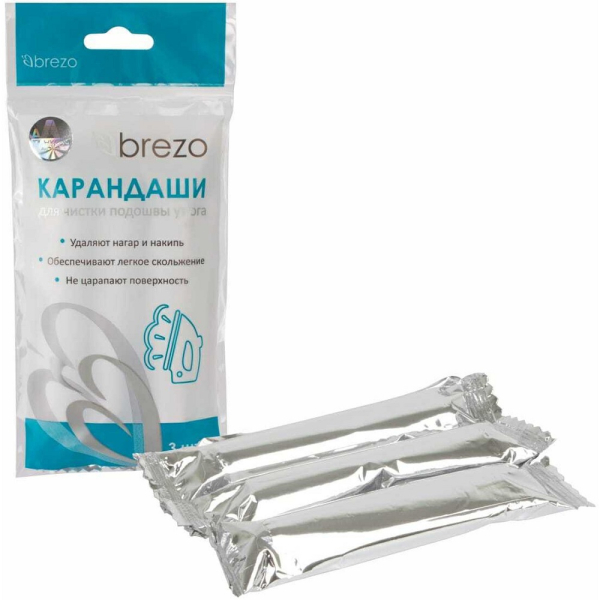 Набор карандашей BREZO для чистки подошвы утюга 3 шт по 25 г   97492 