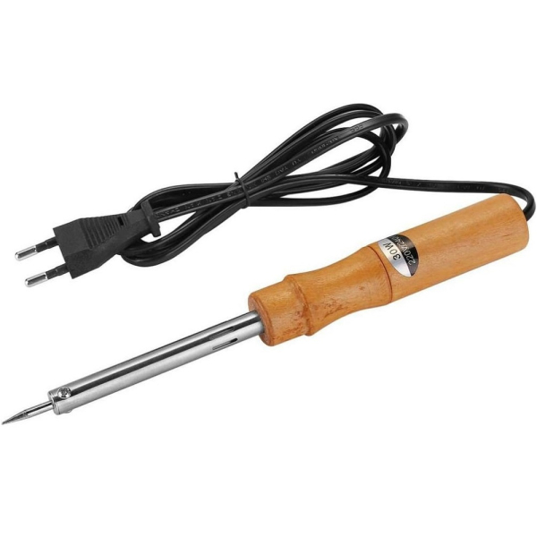 Паяльник DEKO с деревянной ручкой SI01, 30 Вт   065-0558