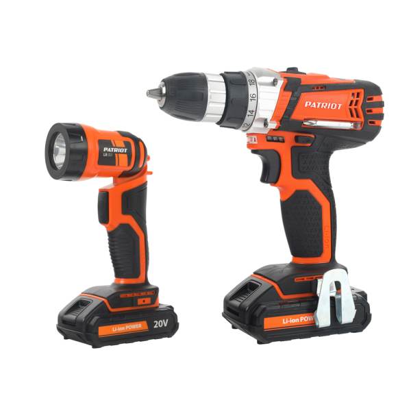 Дрель аккумуляторная Patriot BR 204Li LED The One