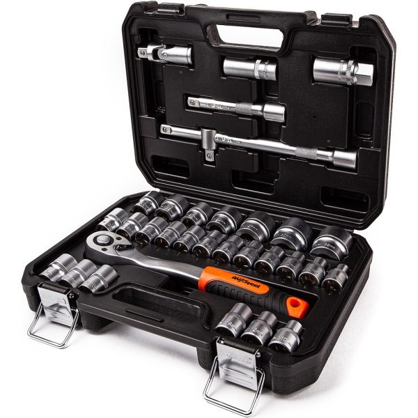 Набор инструмента AV Steel 32 предмета 1/2"  AV-011032