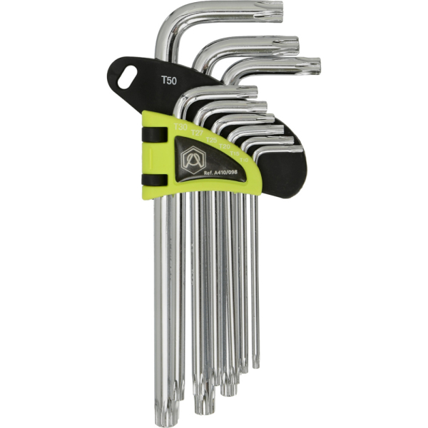 Набор ключей ARMERO длинные TORX Cr-V (9 шт)      A410/098