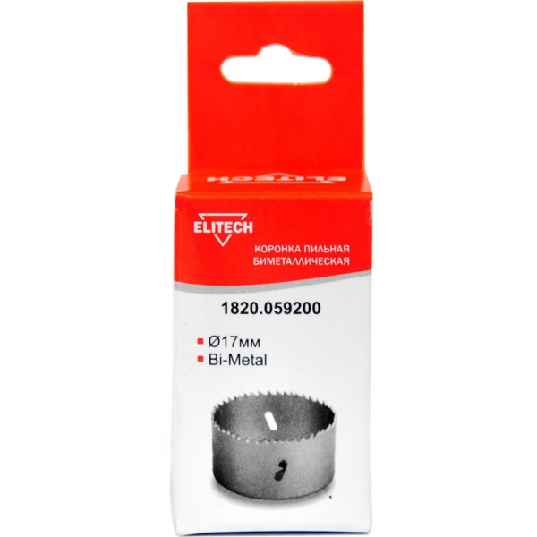 Цифенбор биметаллический ELITECH 17 мм   1820.059200