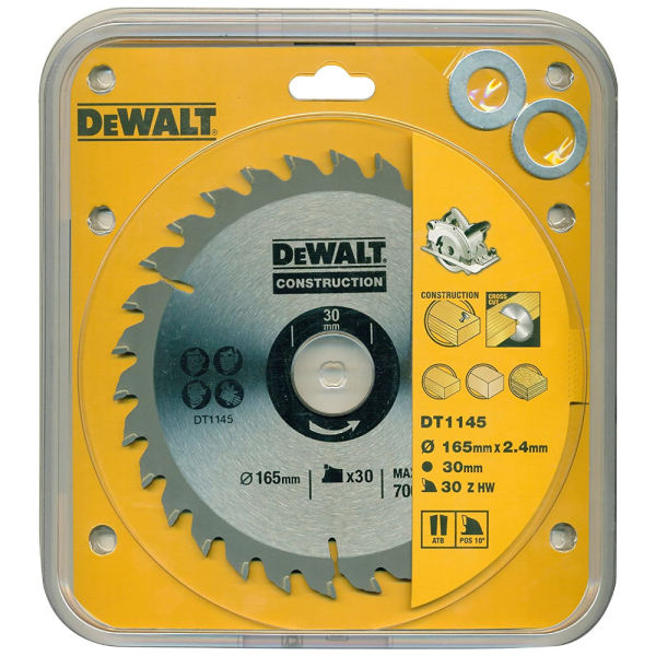 Диск п/п DEWALT DT 1145   165*30*30