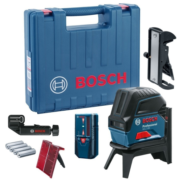 Лазерный уровень BOSCH GCL 2-50 + LR6 + RM1 + BM3 кейс     0.601.066.F01