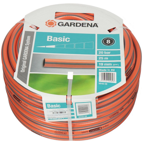 Шланг Gardena Basic 9х9 3/4" 25 м     18143-29.000.00