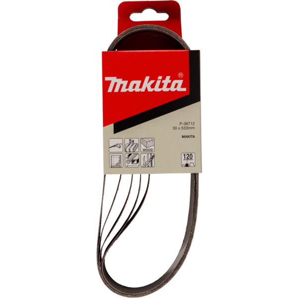 Лента шлифовальная Makita 30*533 P-120  P-36712