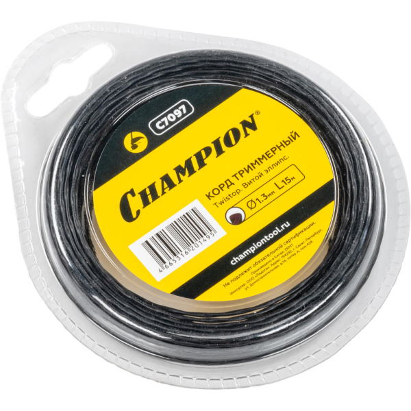 Леска CHAMPION Ellipse Twist 1,3*15 м (витой эллипс)   C7097