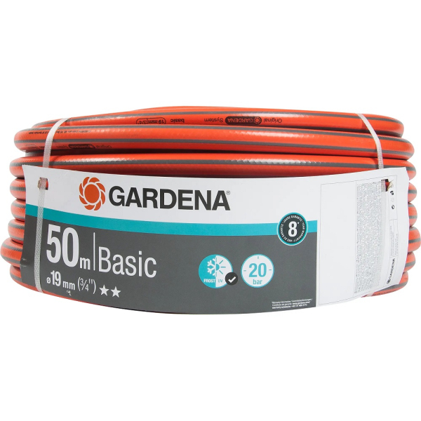 Шланг Gardena Basic 3/4" 50 м, 19 мм   18144-29.000.00