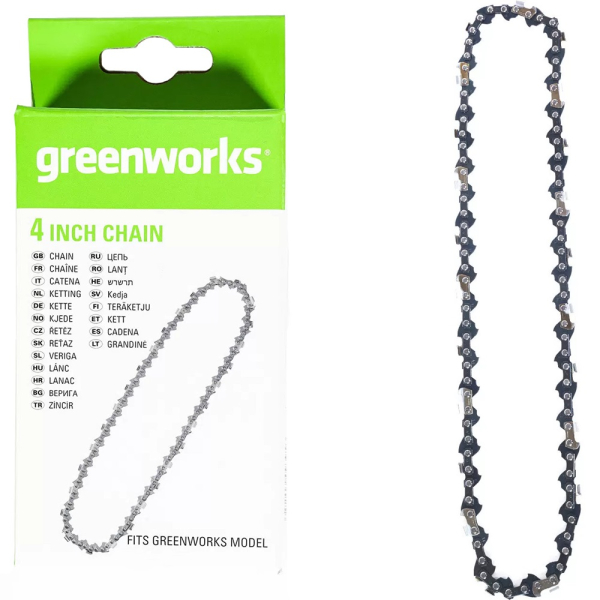 Цепь GREENWORKS для цепной пилы 51см 20" 3/8 1,3мм   2953807