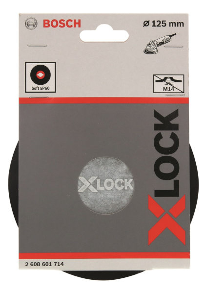 Тарелка опорная BOSCH X-LOCK 125 мм мягкая   2.608.601.714