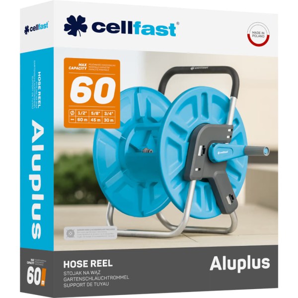 Катушка для шланга CELLFAST ALUPLUS 1/2" 60 м