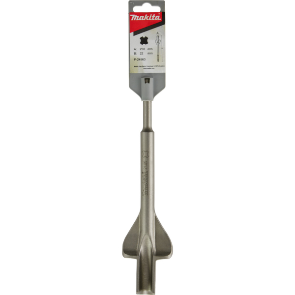 Зубило Makita SDS+ 22*250 канальное   (P-24963)