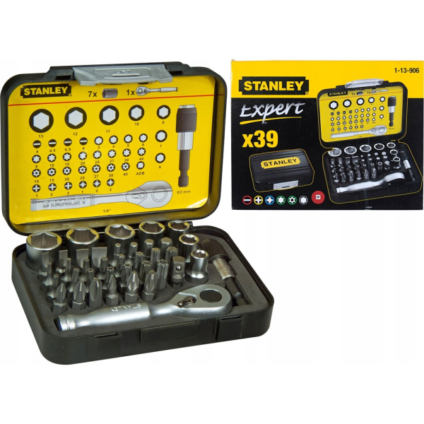 Набор бит STANLEY EXPERT 39 предметов     1-13-906