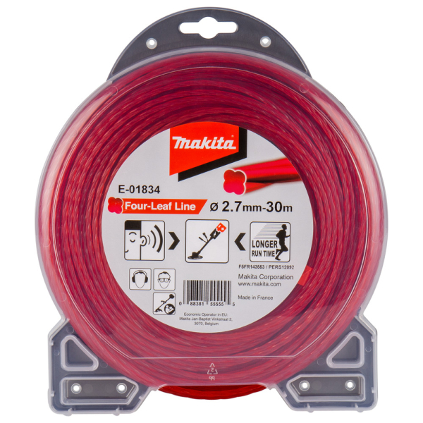 Леска Makita 2,7*30 м (клевер)   E-01834