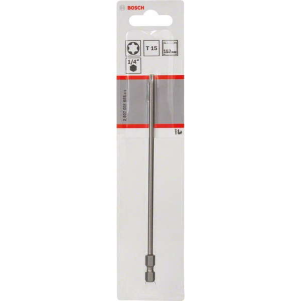 Насадка отверточная BOSCH TORX T15 XH 152 мм   2.607.001.666