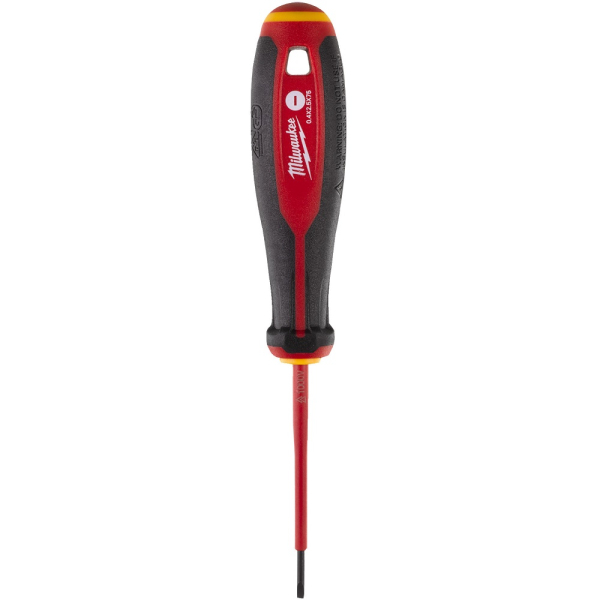 Отвертка Milwaukee трехгранная изолированная VDE SL 0.4x2.5x75
