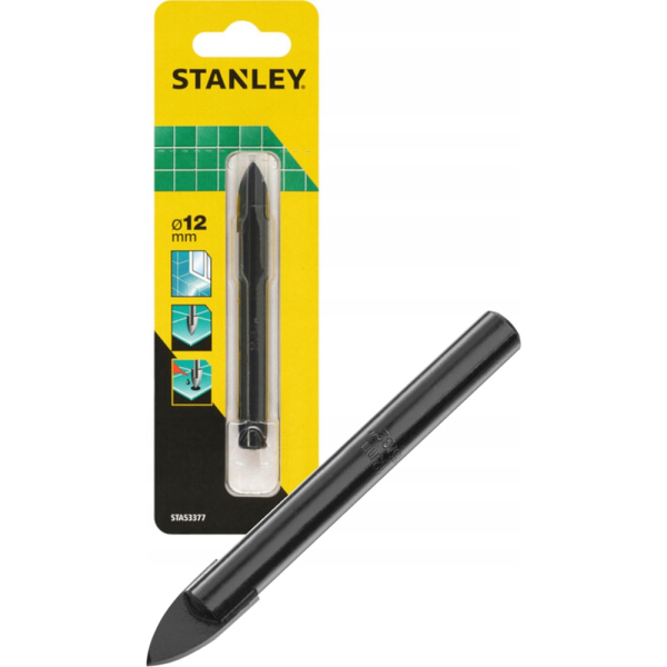 Сверло STANLEY по стеклу и плитке  12*98 перьевое   STA53377