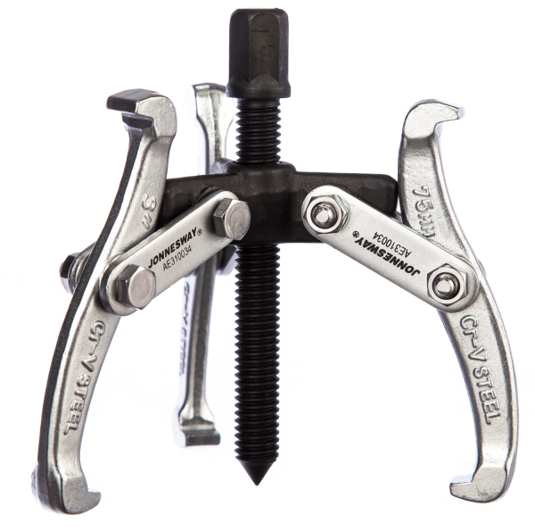 Съемник JONNESWAY с 3 поворотными двусторонними захватами 3"/75 мм