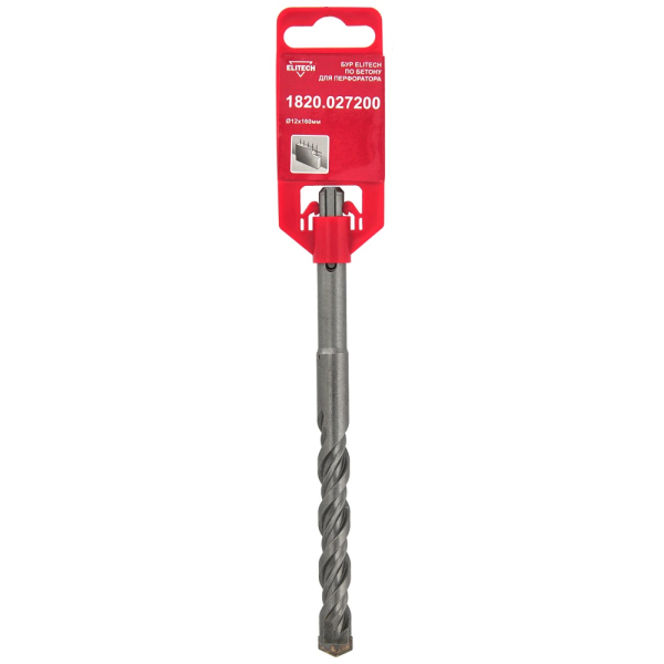 Бур ELITECH  SDS +  12*160