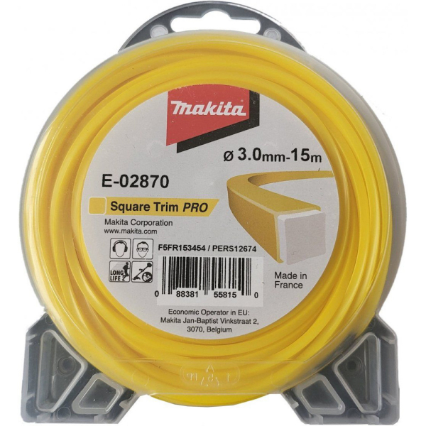 Леска Makita 3,0*15 м (квадрат)   E-02870