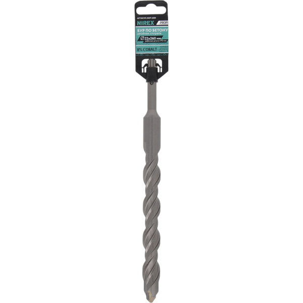 Бур NIREX Profi SDS+ 22*260 NDP-2200