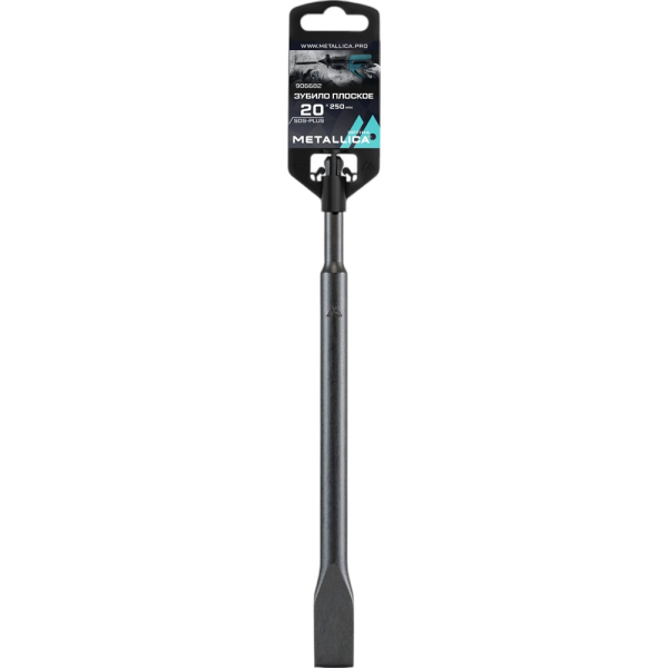 Зубило SDS-plus METALLICA Optima 20х250/200 мм, по бетону   906682