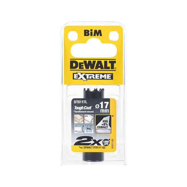 Цифенбор с карбидным покрытием DEWALT DT 8117 L 17*37 мм