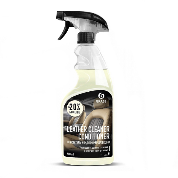 Очиститель натуральной кожи GRASS "LEATHER CLEANER" 600мл.   110402