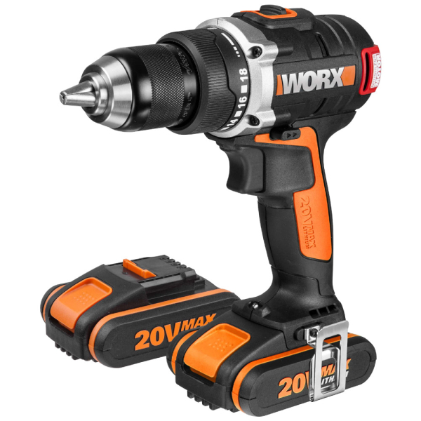 Дрель аккумуляторная WORX BL WX175 20V 2,0Ач кейс