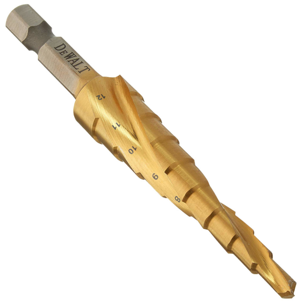 Сверло DEWALT по металлу  4-12 мм ступенчатое   DT 5026 (1шт в упак)