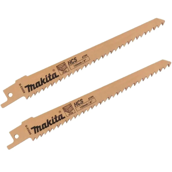 Полотно пильное Makita для сабельной пилы 150*1,2*6TPI 2 шт.   D-53089