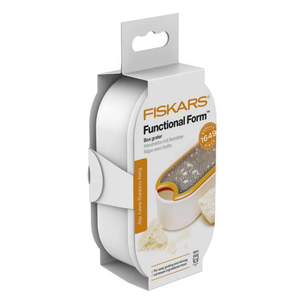 Тёрка Fiskars Functional Form 2-х сторонняя с контейнером   1019530