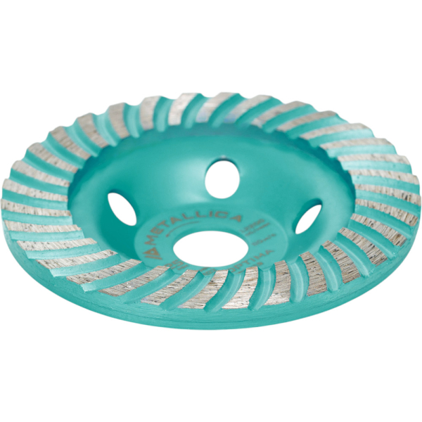 Чашка алмазная турбированная METALLICA Optima 125x22,2 мм, по бетону   900819